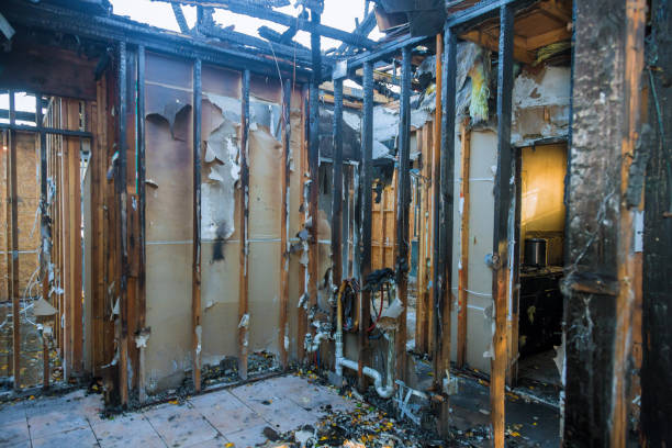 Professional Smoke Damage Restoration technician working in Raritan, NJ